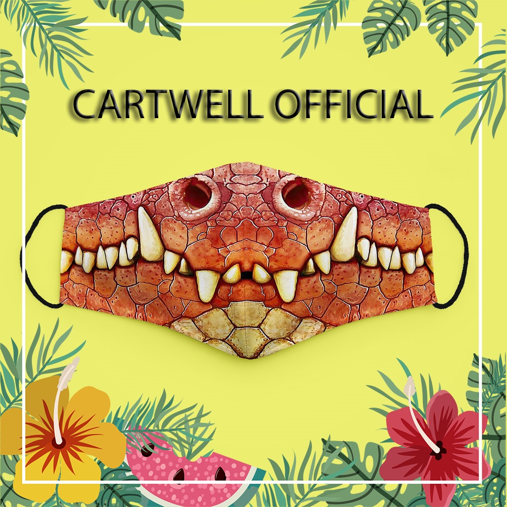 Khẩu trang thú cưng trẻ em dễ thương đáng yêu cute vui nhộn Mặt Thú Cưng CARTWELL chống giọt bắn phòng dịch bệnh thoáng