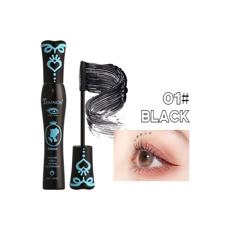 Mascara TEAYASON Chống Thấm Nước Lâu Trôi Không Phai Màu Chuốt Dài Dày Và Cong Mi Tự Nhiên Không Dễ Nhòe