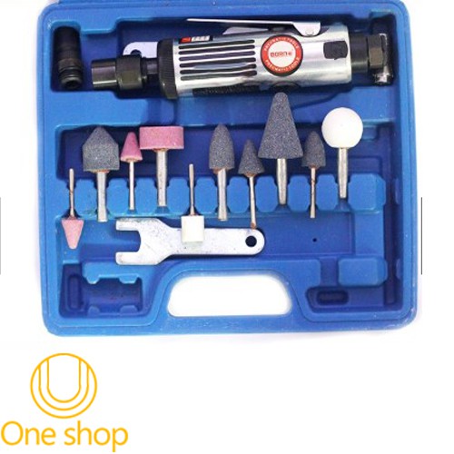 Bộ Máy Mài Hơi Mini Cầm Tay Die Grinder 8206 Trục Kẹp 3mm/6mm