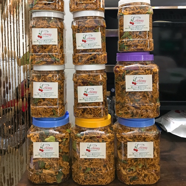 Khô gà cay lá chanh
