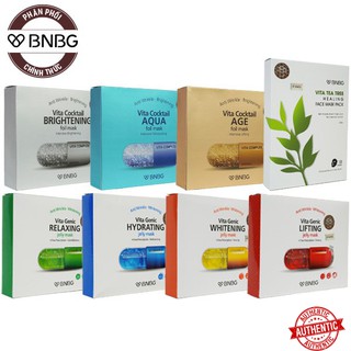 [Mã giảm giá] [HỘP 10 MIẾNG] Mặt Nạ Vitamin BNBG Vita Mask Pack