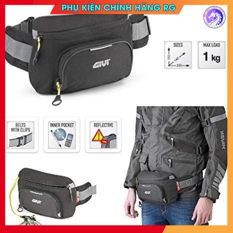 Túi đeo hông Givi EASY-T - EA108BV hàng chính hãng bảo hành 2 năm túi nam đẹp kiểu dáng mới