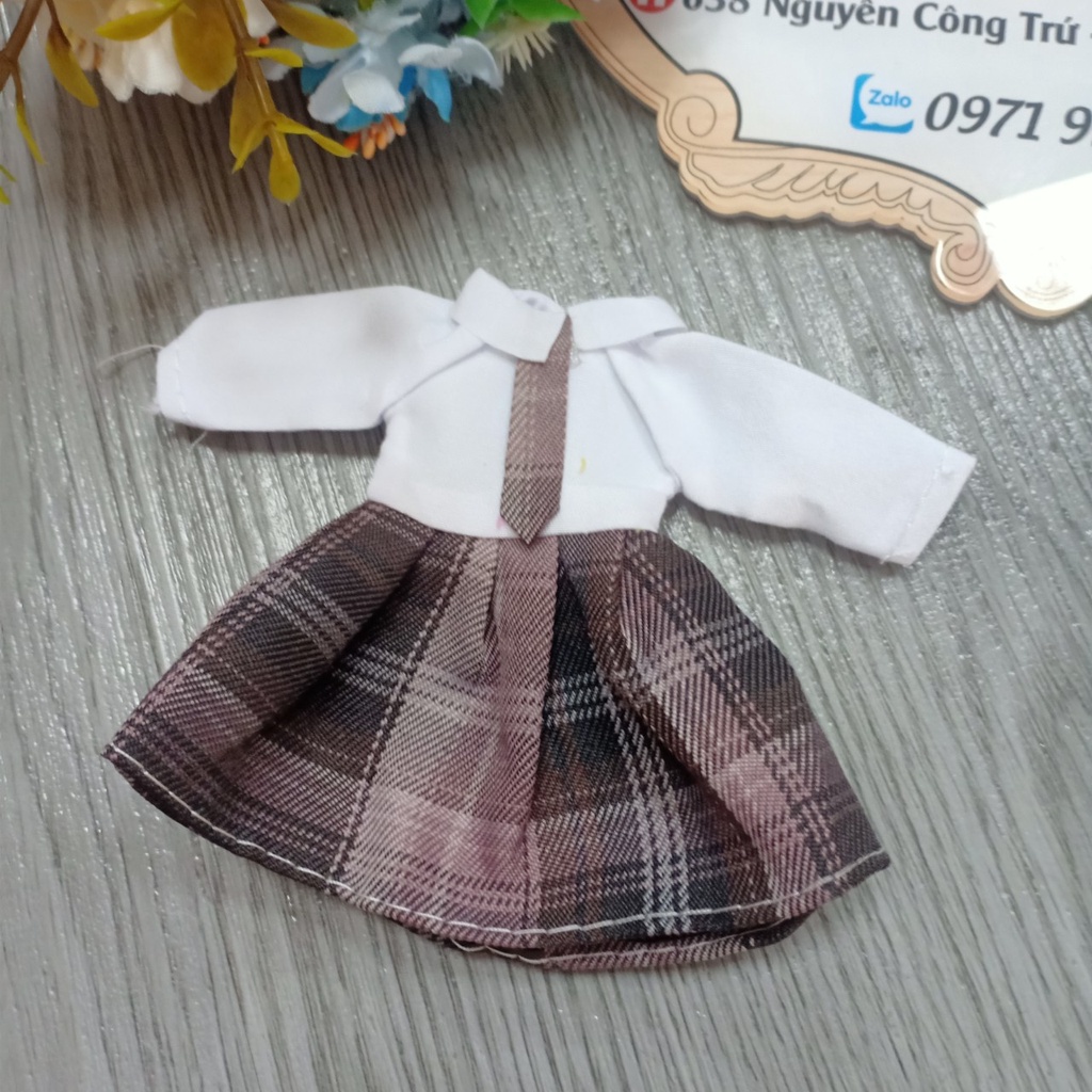 Quần áo và váy cho búp bê anime loại chibi cao 23cm