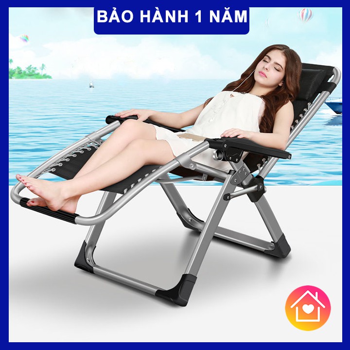 Ghế gấp văn phòng cao cấp [BH 1 NĂM], giường gấp đa năng tiện lợi 3IN1 - [TẶNG] Bịt mắt, khay đựng cốc, gối đầu êm ái