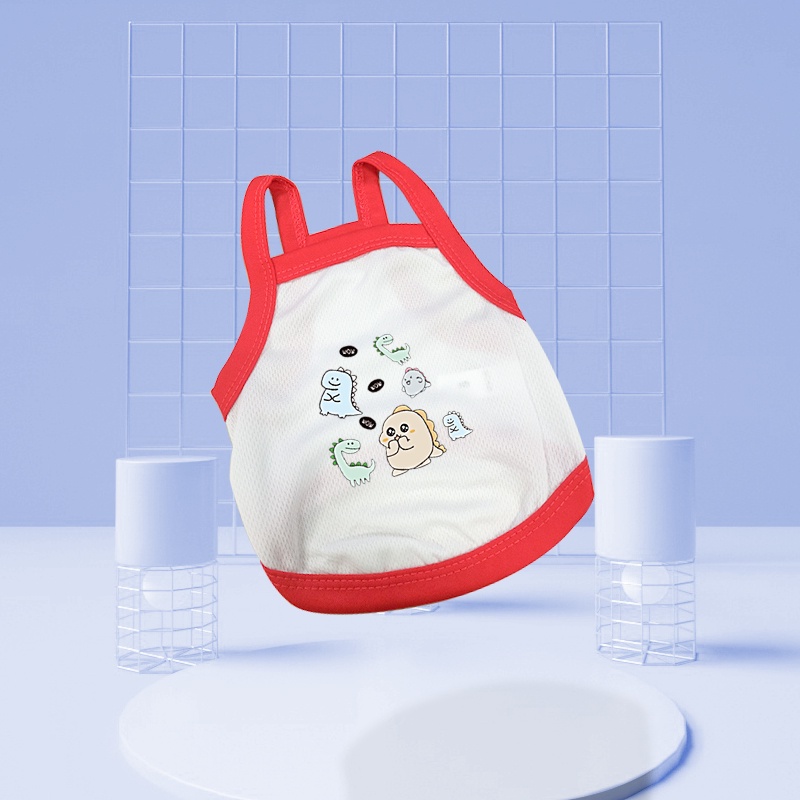 Quần áo cho thú cưng dog harness t shirt dinosaur dog quần áo mùa hè dinosaur áo sơ mi giản dị vest thú cưng