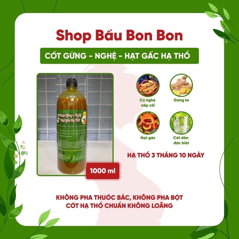 Cốt gừng nghệ hạt gấc