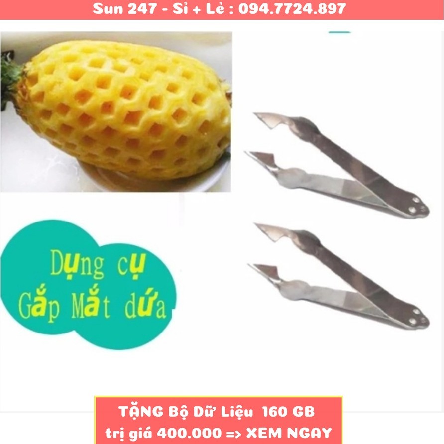 Dụng cụ gắp mắt dứa