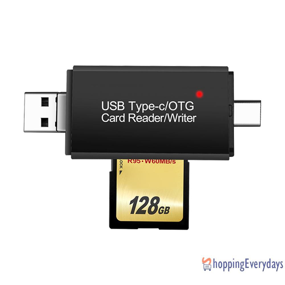Đầu Đọc Thẻ Nhớ Micro Usb Otg 3 Trong 1 Tiện Dụng | BigBuy360 - bigbuy360.vn