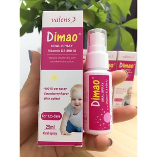 [ CHÍNH HÃNG + QUÀ TẶNG ] Dimao - Vitamin D3 400UI dạng xịt - Tăng Cường Hấp Thu Canxi