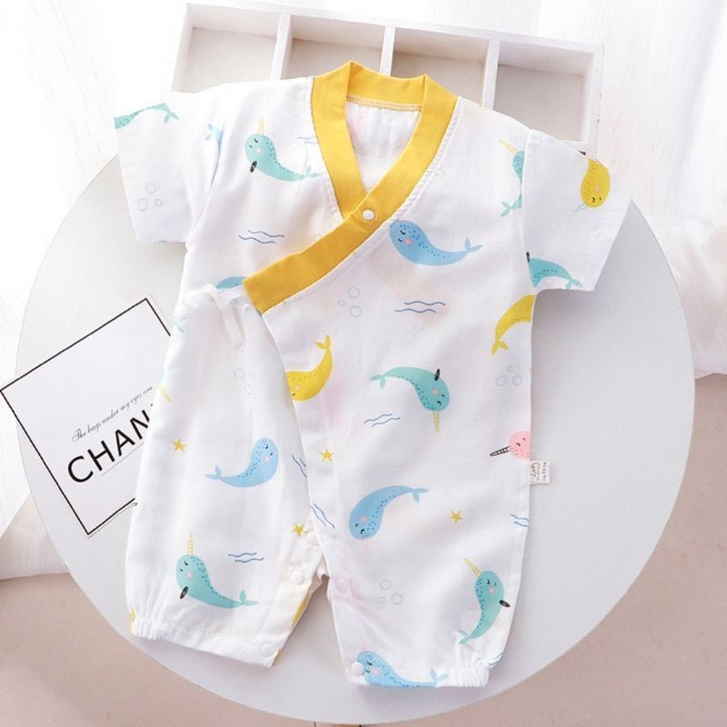 Bộ liền thân yukata có nút bấm cho bé SS01
