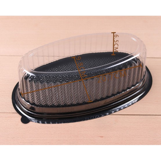 Set 10 hộp oval F70 đựng bánh bánh mì hoa cúc, bánh cheese cake, bánh bò,...