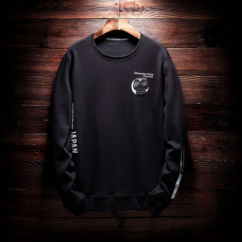 Áo khoác thun nam màu đen | BigBuy360 - bigbuy360.vn