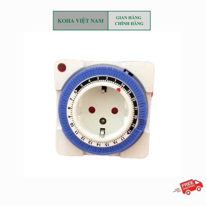 Ổ cắm hẹn giờ cơ - Hẹn giờ cơ TG16A - Thiết bị đồng hồ hẹn giờ