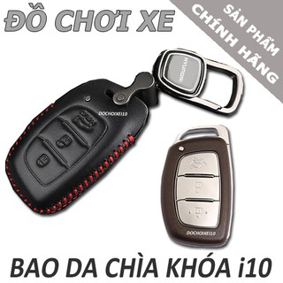 Bao da bảo vệ chìa khóa xe hyundai i10 - I20Active - Elantra Tucson
