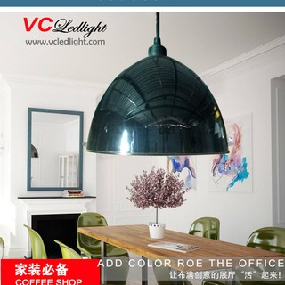 Combo 5 chao đèn thả trần nhựa đen