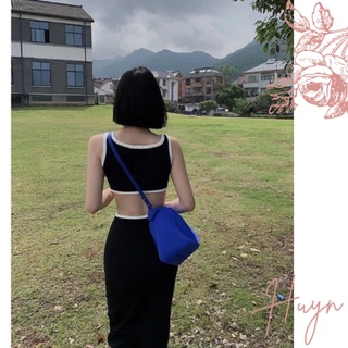 Váy hai dây body khoét eo