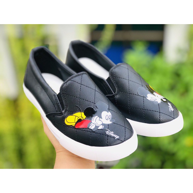 Sale ✔️GIÀY LƯỜI MICKEY 2 màu ⚡ CHẤT sịn : ! & .