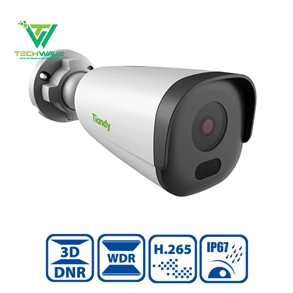 Camera IP hồng ngoại TIANDY TC-C32GN độ phân giải 2MP Full HD 1080P tích hợp micro, hỗ trợ PoE, ONVIF
