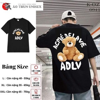  Áo Thun ADLV Gấu Bear Nam Nữ Tay Lỡ Cổ Tròn Hottrend 2021 KAKISHOP - KAKI 13