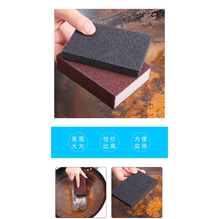 Miếng Bọt Biển Rửa Chén / Nồi Khử Trùng Chống Rỉ Sét Mạnh Tiện Dụng Cho Nhà Bếp