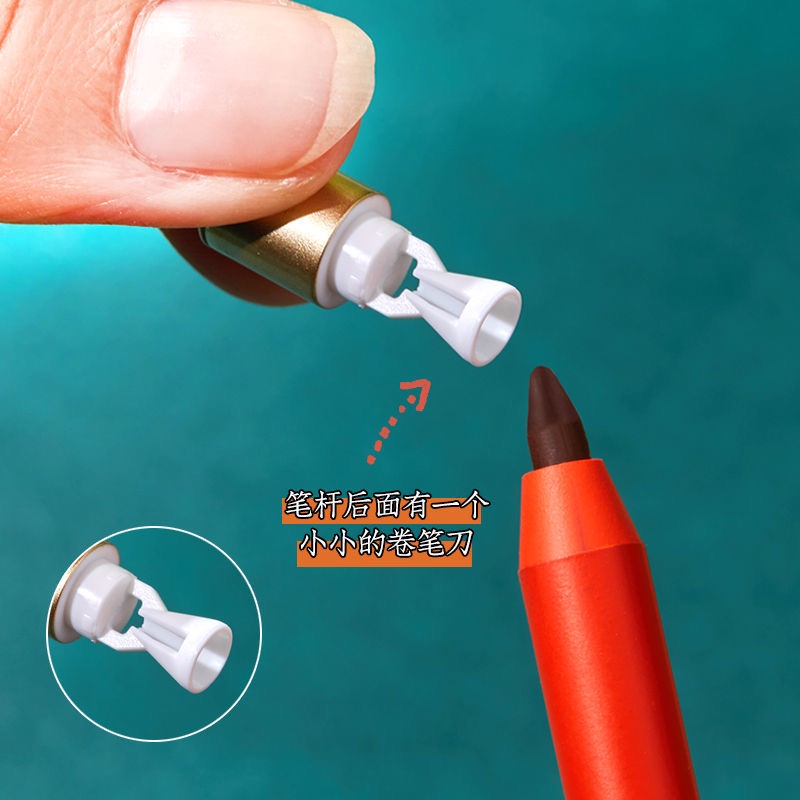 Bút Kẻ Mắt Aoxo Màu Đen Tự Nhiên Lâu Trôi Chống Thấm Nước