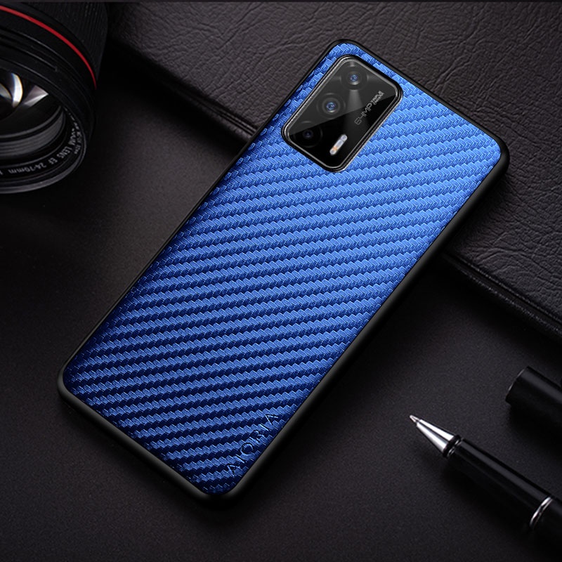 Ốp Điện Thoại Dẻo Họa Tiết Sợi Carbon Thời Trang Cho OPPO Realme GT Neo Flash X7 Max Realme Q3 Pro 5G