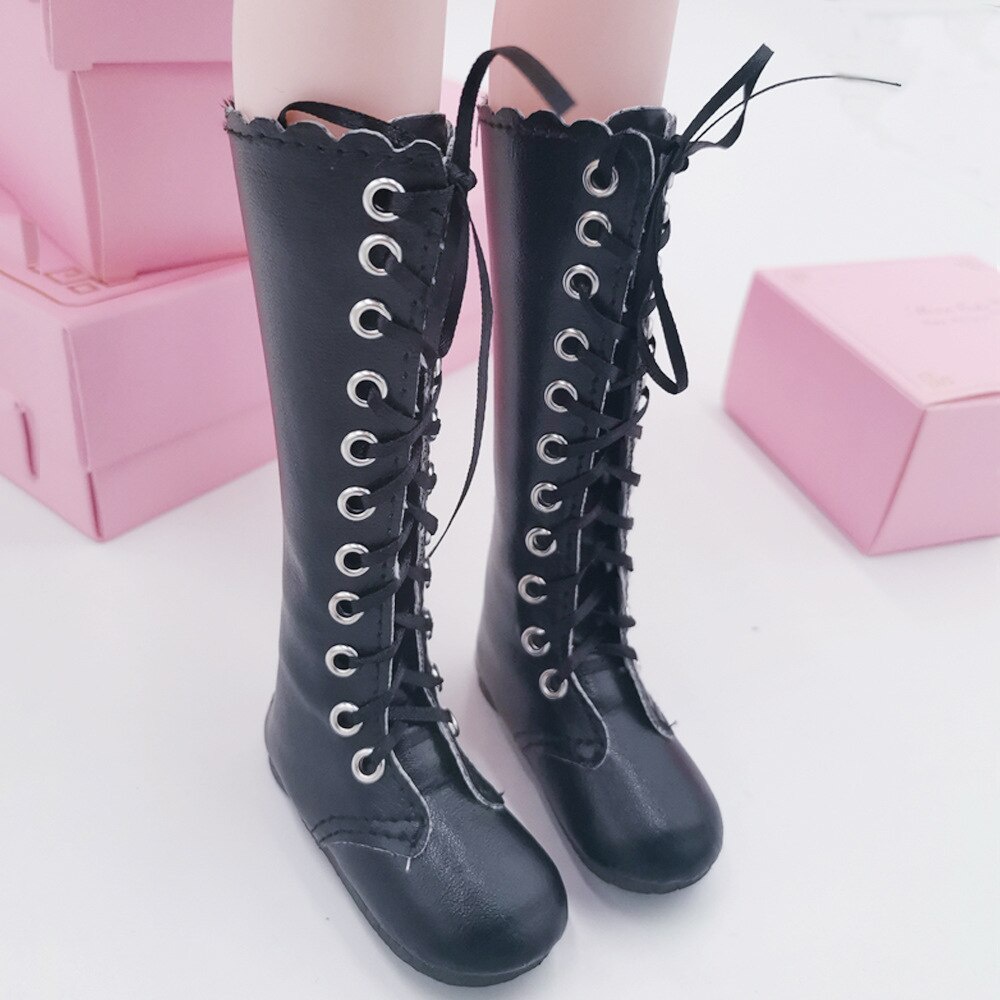 Giày Boot Màu Trắng 60cm Dành Cho Búp Bê 1 / 3 bjd 18 inch 1 / 3