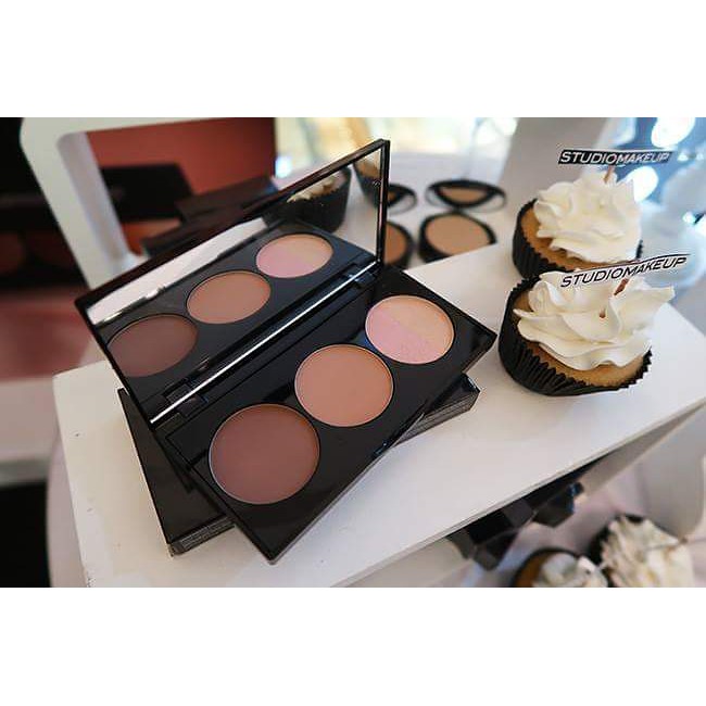 [Mã FMCGM100 - 10% đơn 500K] Tạo khối STUDIOMAKEUP FACE SCULPTING & HIGHLIGHTING PALETTE SFS-01 | BigBuy360 - bigbuy360.vn