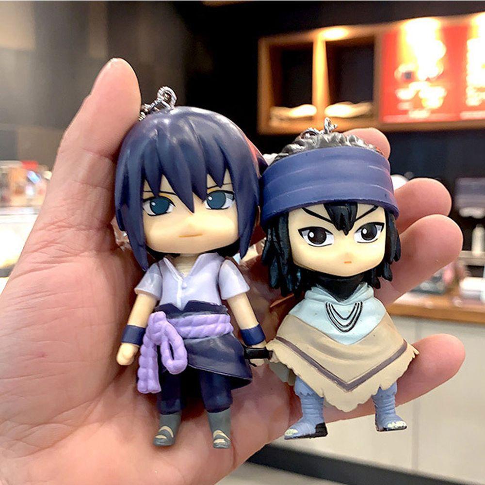 Móc Khóa Hình Búp Bê Anime Gaara Uchiha Itachi Sasuke Bằng PVC