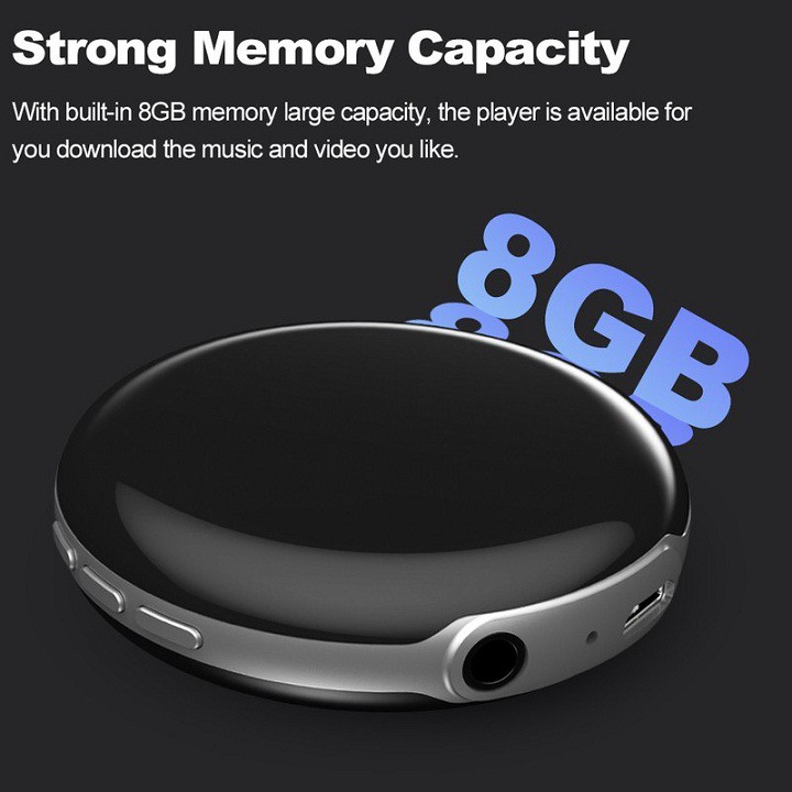 Máy Nghe Nhạc Ruizu M1, MP3 Bluetooth, Bộ Nhớ Trong 8GB - Hàng Chính Hãng