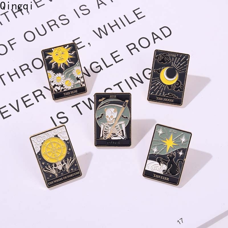 Ghim cài áo Miss Zoe nhiều kiểu dáng hoạt hình phong cách punk