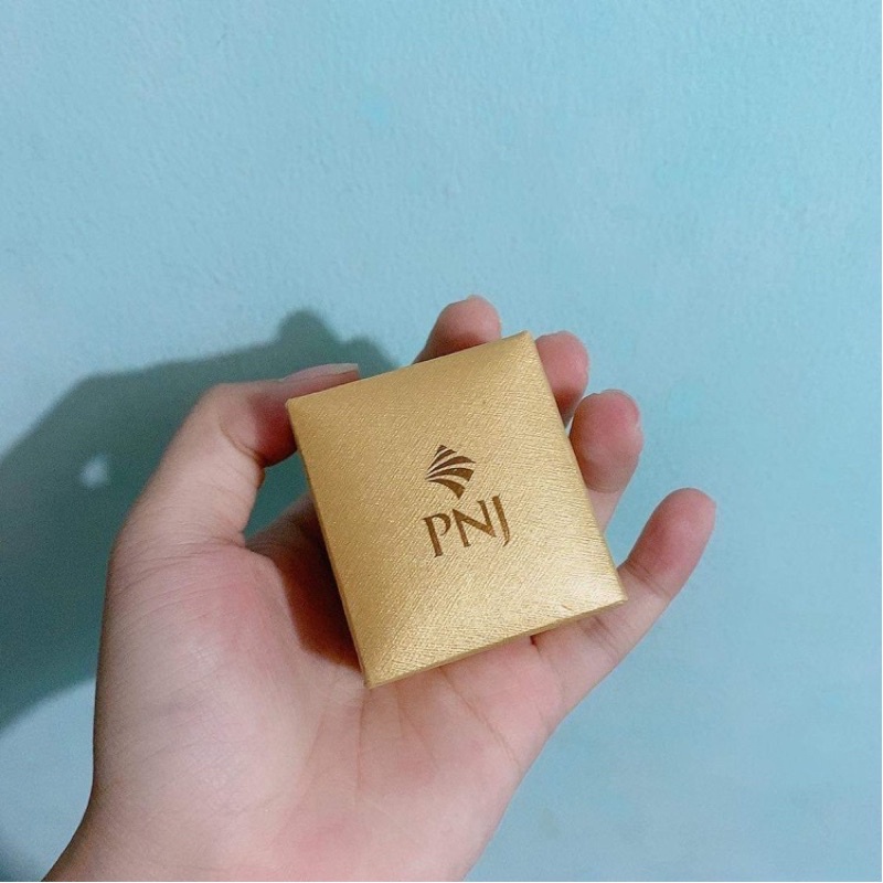Hộp Nhẫn vàng PNj - Hộp đựng nữ trang nắp gập - hộp pnj