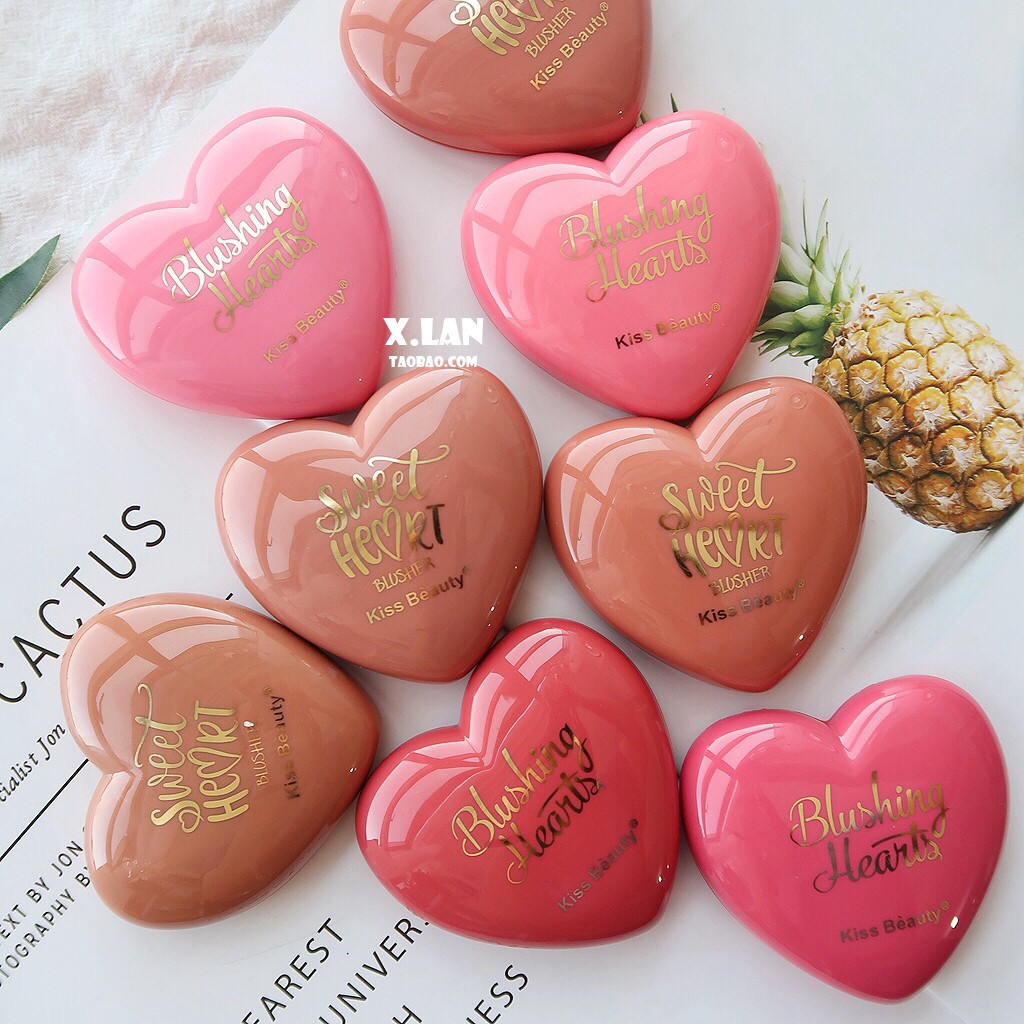 Phấn Má Tông Cam Thời Thượng Kiss Bèauty Sweet Heart Blusher | BigBuy360 - bigbuy360.vn