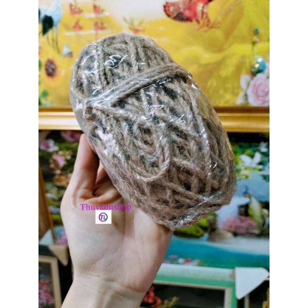 Cuộn dây thừng gai dây đay 3mm dài 60m làm handmade