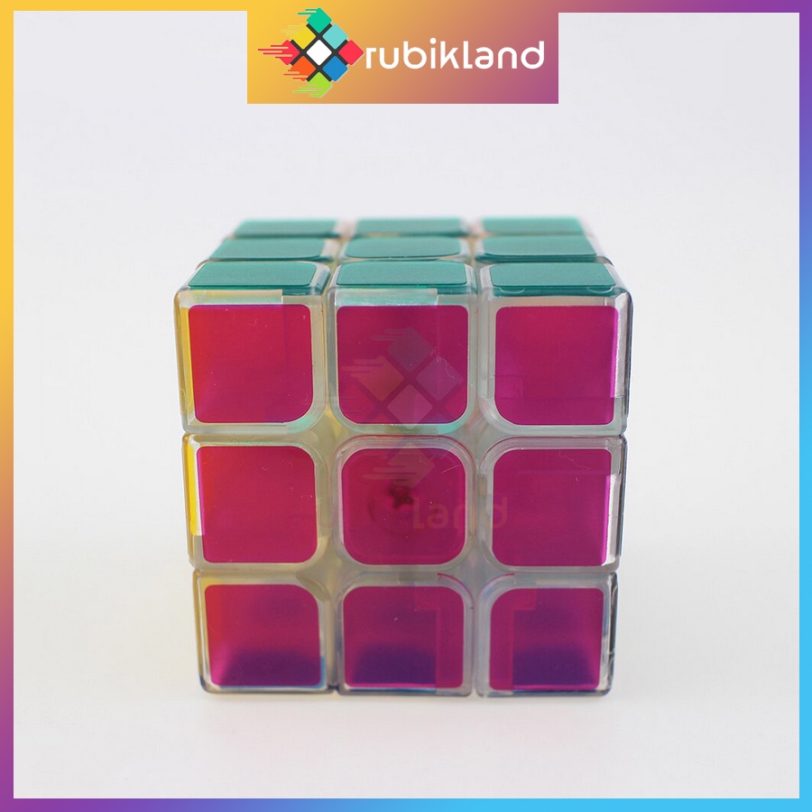 Rubik 3x3 Trong Suốt Z-Cube Transparent Cube Rubic 3 Tầng Đồ Chơi Trí Tuệ Trẻ Em