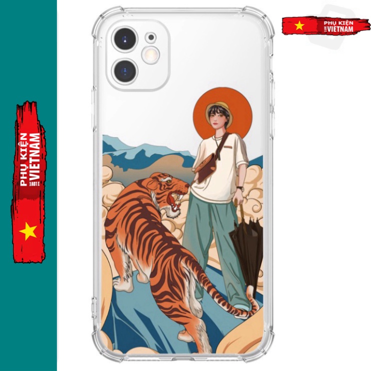 Ốp lưng iphone 6, 6s plus, 7 8 Plus, X, XS, XR, XSMAX, 11 PROMAX trong quãng in ấn hình hai bạn PKVN