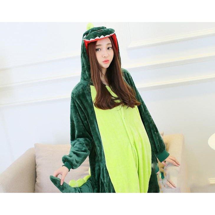 [Hàng Hot ] BỘ ĐỒ KHỦNG LONG XANH LIỀN THÂN - CÁ SẤU XANH CHO NGƯỜI LỚN TRẺ EM | BigBuy360 - bigbuy360.vn
