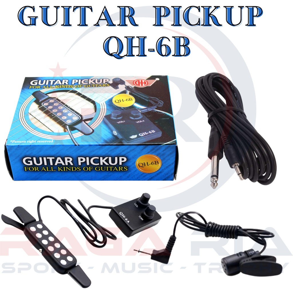 Thiết Bị Pickup Qh-6B Chuyên Dụng Cho Đàn Guitar