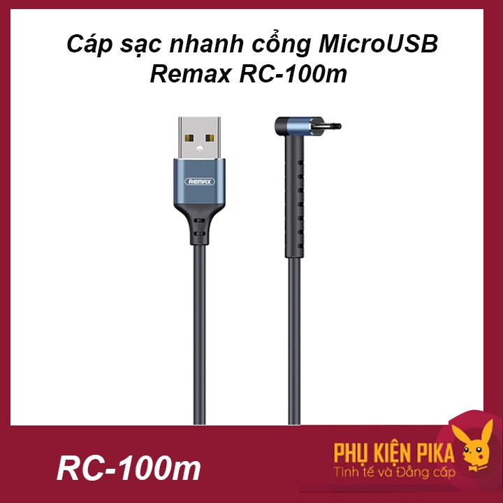 Cáp sạc nhanh cổng MicroUSB Remax RC-100m Data Joy Series 2 in 1 truyền dữ liệu và tích hợp giá đỡ