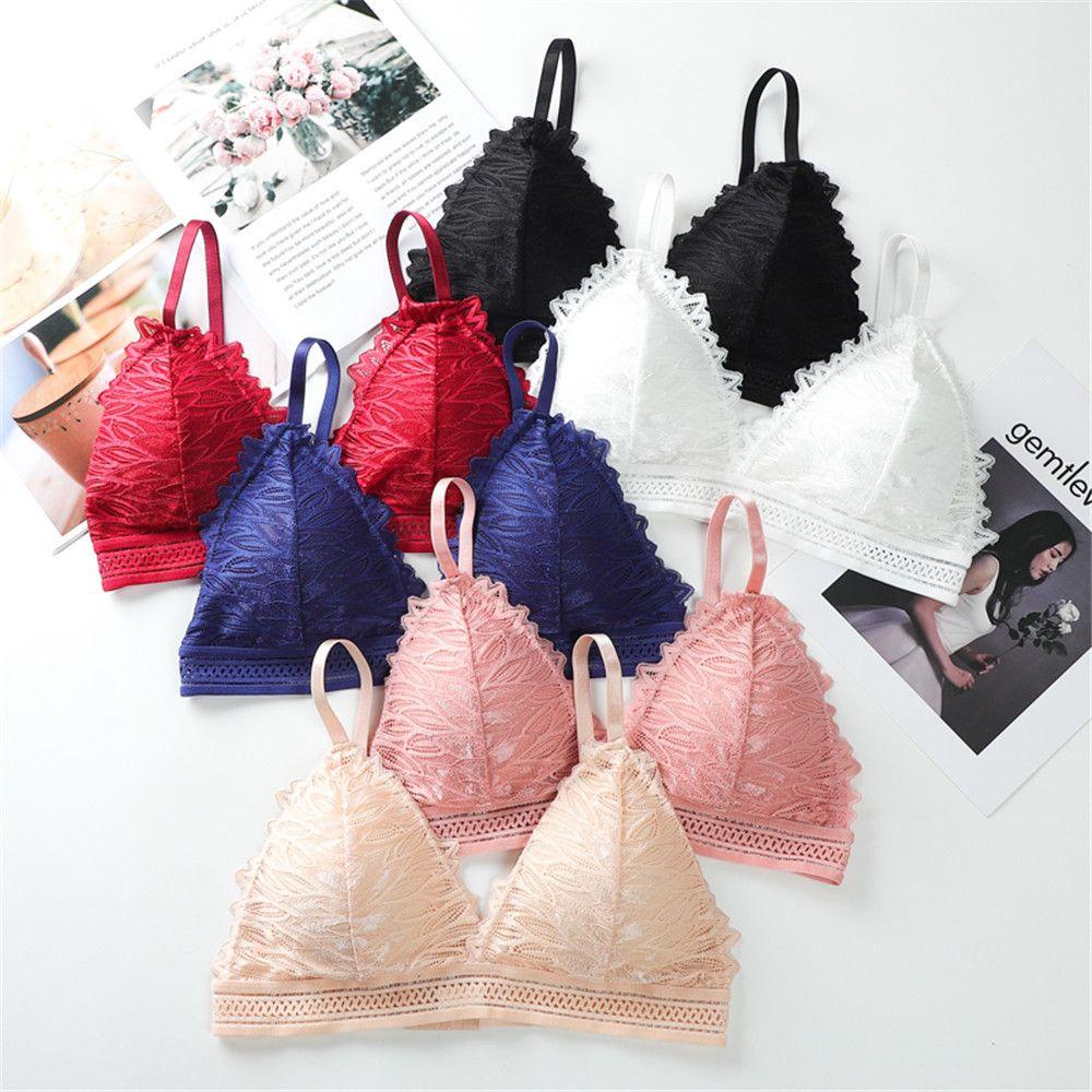 Áo Lót Nâng Ngực Không Gọng Phối Ren Gợi Cảm Cho Nữ