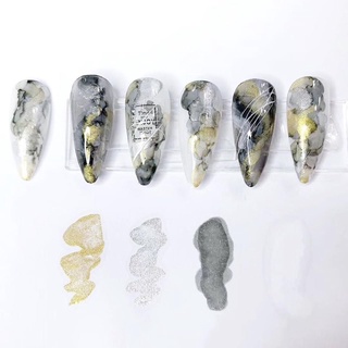 cồn loang nhũ vàng - bạc