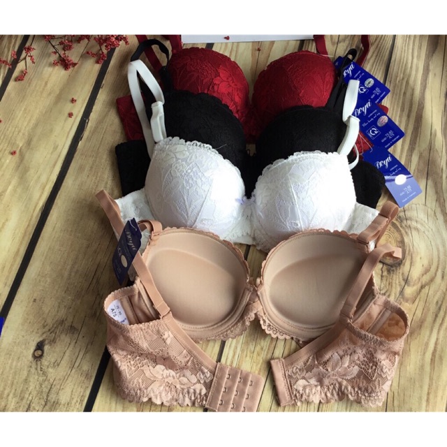 Áo ngực BoYa ren mút dày siêu đẩy,siêu nâng tạo khe 3 móc cài