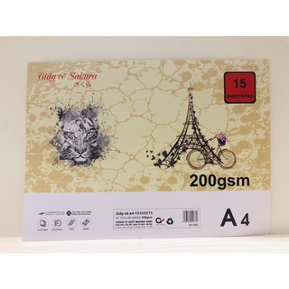 GIẤY VẼ SAKURA ĐL 200(A4/A3)