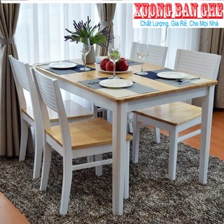 Bộ bàn ăn cherry 4 ghế: hcm biên hòa bình dương