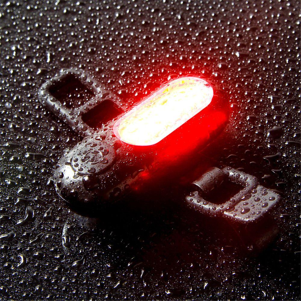 Đèn LED Gắn Đuôi Xe Đạp Sạc USB Chống Nước