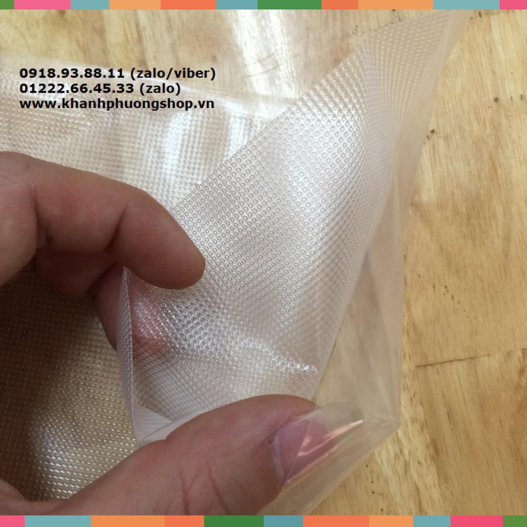 Túi hút chân không 1 mặt nhám - túi hút chân không