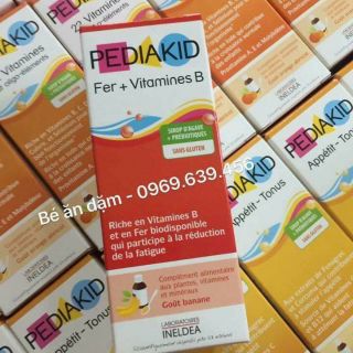 VITAMIN PEDIAKID SẮT VÀ VITAMIN B giúp bé yêu khỏe mạnh