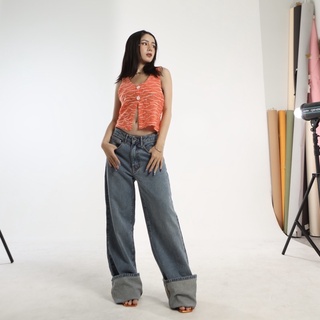 Quần ERRORIST Straight Low Jeans jean ống suông cạp thấp