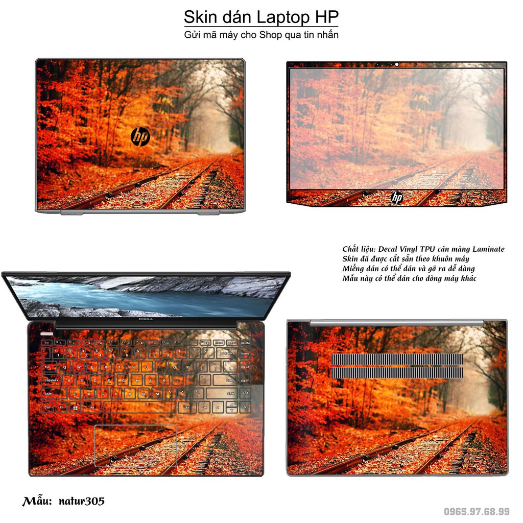 Skin dán Laptop HP in hình thiên nhiên nhiều mẫu 11 (inbox mã máy cho Shop)