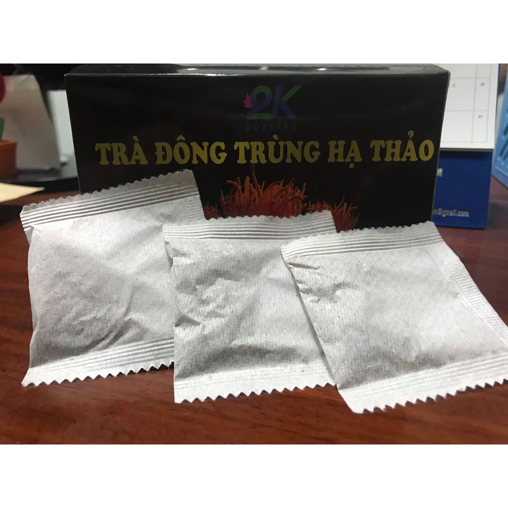 Trà túi lọc Đông Trùng Hạ Thảo 20 túi/hộp